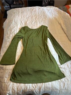 cider sage green dress Cydney Beaded Maxi Dress main image 1